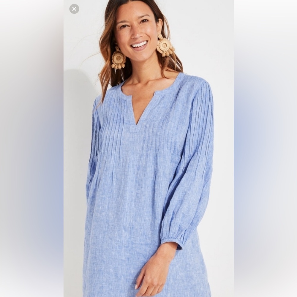 NWT Vineyard Vines Women's Pin Tuck Swim Coverup
